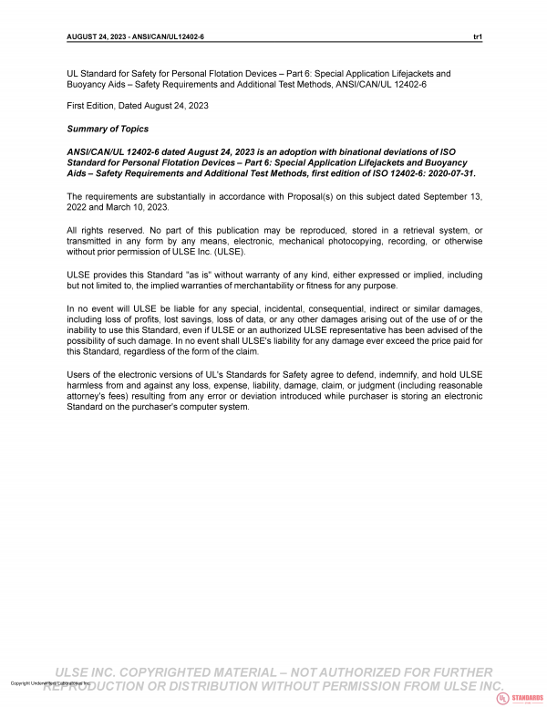 UL 12402-6 PDF UL 12402-6 PDF